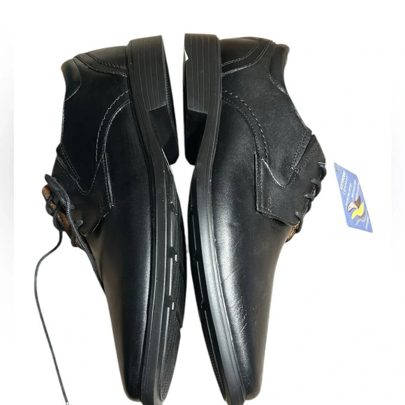 Clark’s leather shoes.9.5W, NEW!black Oxford ,Clarkslite low , career ,event - Picture 4 of 15